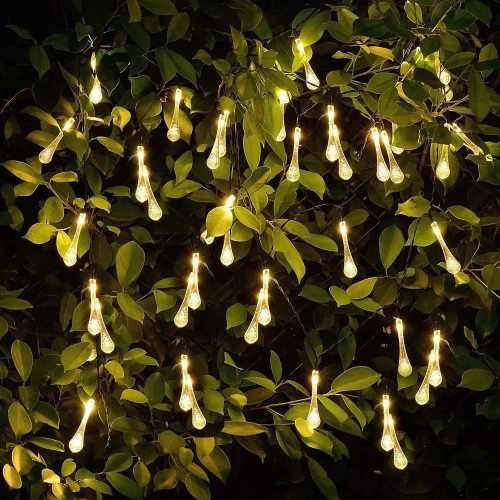 Solar-Gartenlichterkette LED | 6 Meter, 40 LED-Lampen | SDC-S40LED-6M