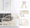 Hängesessel, brasilianischer Stuhl, Korb, Schaukel, Hängematte | bis 120 kg | DY-A003-WHITE