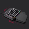 Gaming-Einhandtastatur mit LED-Hintergrundbeleuchtung, Keypad | T19