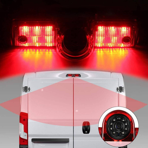 Rückfahrkamera integriert in dritte Bremsleuchte | passend für Fiat Ducato, Citroën Jumper, Peugeot Boxer