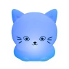LED-Nachtlicht Katze | tragbare Kinderleuchte mit 9 Lichtfarben | USB-aufladbar | JL-228