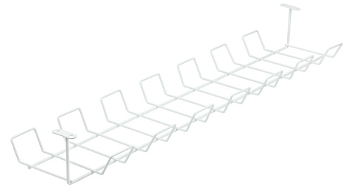 Kabel-Organizer für Schreibtischunterbau | weiß | ZW-J725