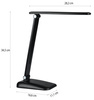 Schul-LED-Schreibtischlampe mit einstellbarer Helligkeit | 3 Helligkeitsstufen | Touch-Taste | Neutralweiß | MT-612