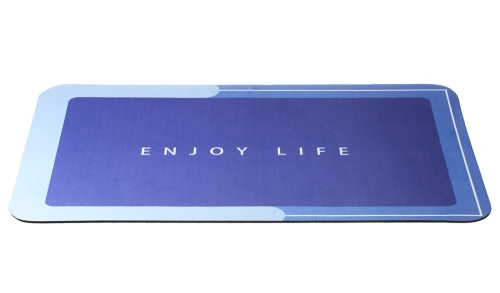 Badematte | Schnelltrocknender Badteppich | Rutschfester Badteppich | GZN-640-BLUE