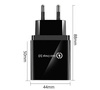 Schnellladegerät mit 3 USB-Anschlüssen | Quick Charge 3.0 | CA-001