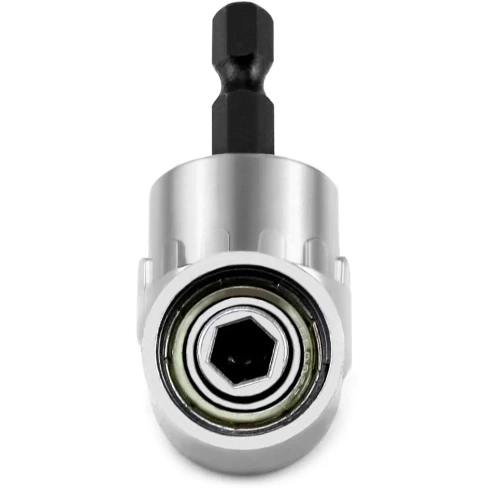 Winkelaufsatz für 1/4" Bits | Schraubendreher-Aufsatz | DLS-105-SILVER