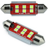 Auto LED Birne C5W 6 SMD 3535 CAN BUS grün
