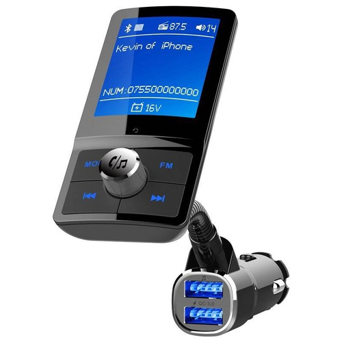 Multifunktionaler FM-Transmitter für das Auto | 5-in-1 | BC43-Black