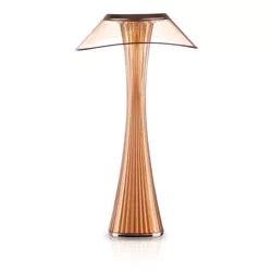 Moderne Tischlampe | Nachtlicht mit eingebautem Akku | LED-Tischlampe | MGD-151-Brown