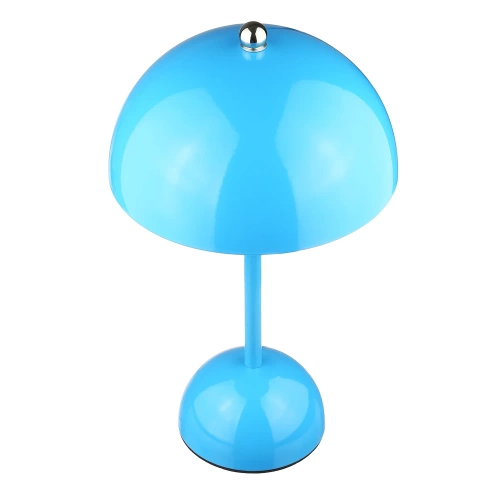 Tischleuchte | Kabellose Nachttischleuchte mit drei Lichtfarben | blau | HJA27-1-BLUE