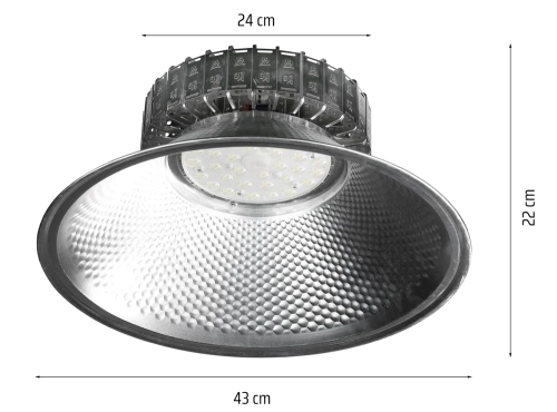 LED-Industrieleuchte | Hallenstrahler 150 W | BK-HB150W-S