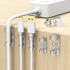 Set 10 Stück Kabel- und Draht-Organizer | Nano-Klips mit Klebeband | Transparent | KZ-D58