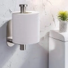 Silberner Papiergriff | Selbstklebender Toilettenpapierhalter | JZU-304-SILVER