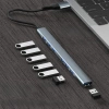 USB-Hub mit 7x USB-A-Anschlüssen | Adapter, 7-in-1-Verteiler | HUB