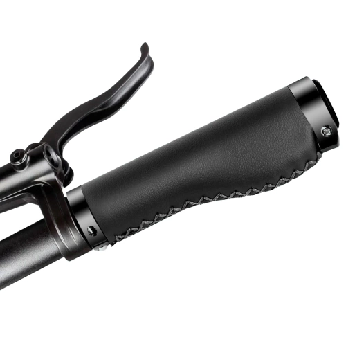 Ergonomische Fahrradgriffe | Stylische Fahrradgriffe aus PU-Leder | PUBT-G211A