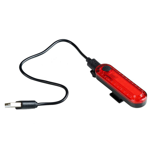 LED Fahrradlicht Set | Radlicht Set bestehend aus Vorderlicht & Rücklicht aufladbar über USB | 2 XM-L T6 CREE LEDs, 1000lm, 6 Leuchtmodi, 1200mAh | 5 LEDs, 4 Leuchtmodi, 50lm