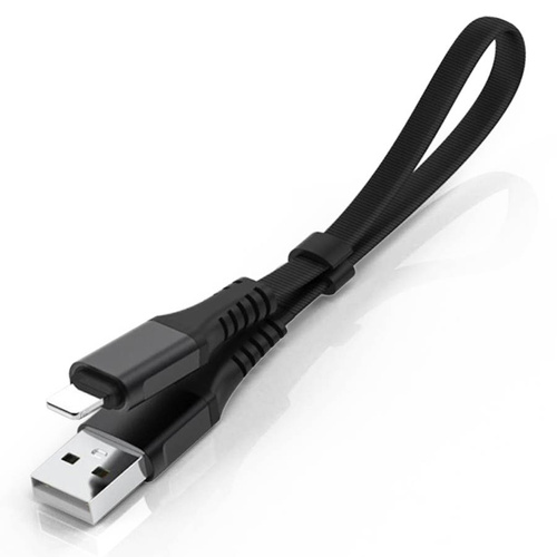 Kurzes USB-Lightning-Kabel für das iPhone | Quick Charge 3.0 | 30 cm | Datenübertragung, Car Play | UC-020-IP