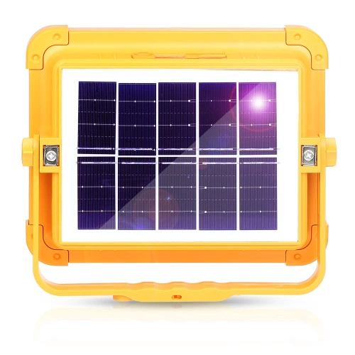 Arbeitsleuchte Solar | Powerbank-Funktion | LED | TGD-100W-GELB