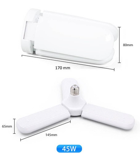 Hängelampe LED 45W - Glühbirne E27 wie ein Windrad | Z868-45W