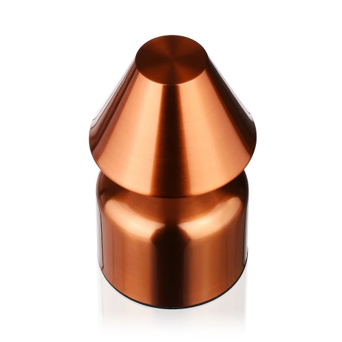 LED-Tischleuchte Pilzform | kabellos, Touch-Bedienung, geeignet für Hotel, Restaurant, Nachttisch | kupfer | HJA42-COPPER