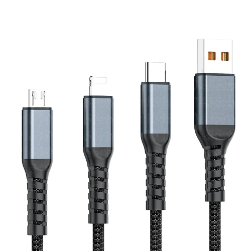 USB-Kabel mit drei Anschlüssen | B12-3in1