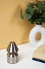 LED-Tischlampe Pilz | Kabellose Lampe für Hotel, Restaurant | Touch-Nachttischlampe | HJA42-SILBER