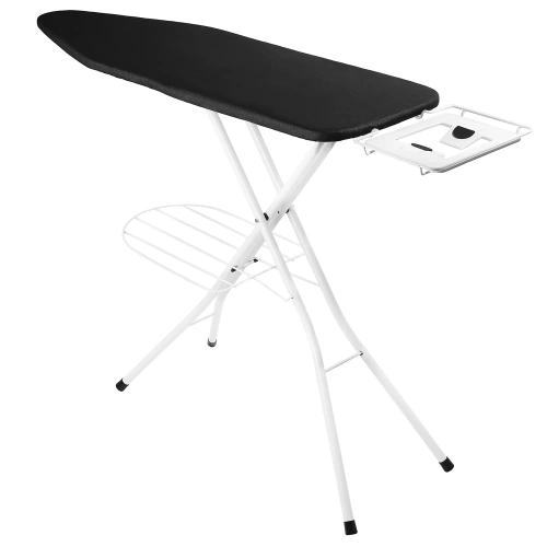 Bügeltisch mit Ablage für Kleidung | Breiter Bügeltisch mit Bügeleisenhalter | SAH-063