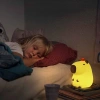 Silikon LED Nachtlicht Capybara | Tragbare Kinderlampe 8 Beleuchtungsmodi mit Timer | Nachtlicht mit warmem Licht 3000K | DS-CPBR-01