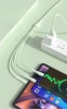 USB-Kabel mit drei Ladeanschlüssen | B2-3in1-grün