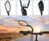 Fahrradspiegel für den Lenker | Linker Rückspiegel für Roller | Schwenkspiegel |HSJ-210