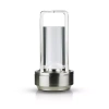 Camping-Tischlampe LED mit eingebautem 2000mAh Akku und Touchpanel | 3 Helligkeitsstufen, dimmbar | Silber | HJA27