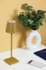 Tischlampe mit eingebautem Akku | Berührungsempfindliche Nachttischlampe | HJA28-GOLD-1