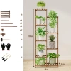Holzblumenständer für Töpfe | Pflanzenständer | Blumenregal | NZ252-BAMBOO