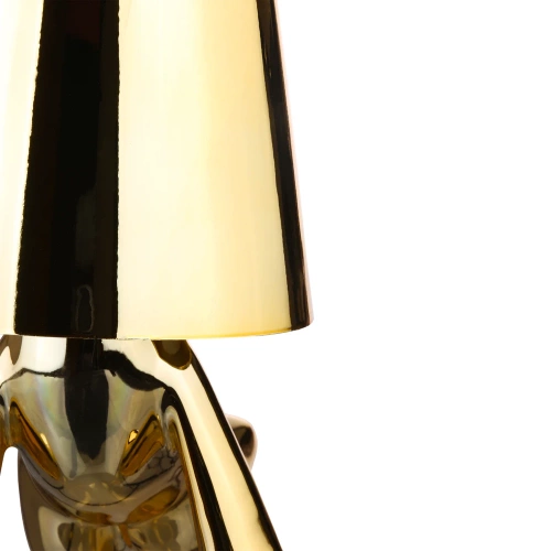 Nachtlicht mit eingebautem Akku | HJA23-C-GOLD| Moderne Tischlampe mit Touch-Bedienung