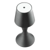 Kabellose Nachtlampe mit eingebautem Akku | Stilvolle Tischlampe mit einstellbarer Farbe und Lichtintensität | YG-D021-SCHWARZ