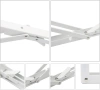 Faltbare Regalhalterungen | Faltbare Regalhalterungen für Regalbretter | FB-A20CM-WHITE | Regalhalterung