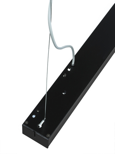 Modern Lineare LED Hängelampe 20W, Aluminium Pendelleuchte | Höhenverstellbar | 120 x 7 cm