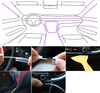 12V Auto LED Innenbeleuchtung, 8M LED 5050 RGB Ambientebeleuchtung Atmosphäre Neon Lichtleiste Light, wasserdichte LED Licht Strip Streifen mit APP | 4 in 1 6 in 1
