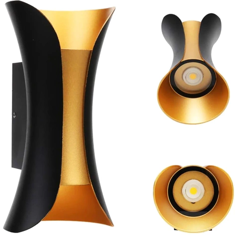 Gartenlampe, LED-Außenwandleuchte | oben - unten | 10W, IP65 | BD-C020