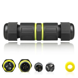 Wasserdichte Kabelmuffe IP68 | Schraubverbinder + 3-polige Schnellverbinder 450 V 17,5 A für Kabel 5–10 mm | M683-B