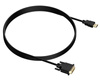 HDMI-Kabel - DVI | HDMI 1.4 | 4K | 3D | HB-2-2M-Black