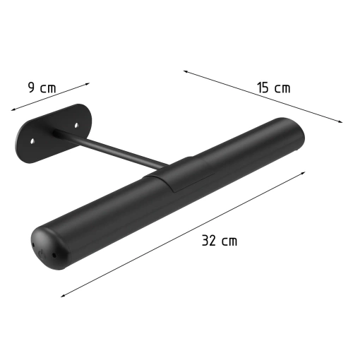 LED-Wandleuchte mit Akku | Kabellose Beleuchtung mit Magnethalterung | Farb- und Helligkeit einstellbar | WML-L22