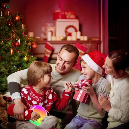 LED-Wecker mit Lichtfunktion | Sonnenaufgangssimulation, Nachtlicht, FM-Radio | WRSL22