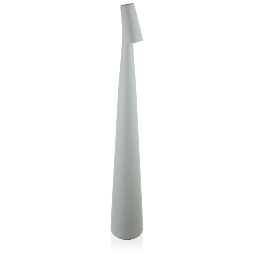 Tischlampe 43cm | Kabellose Nachttischlampe mit integriertem Akku | Lampe mit Touch-Steuerung | HMS-455-GREY