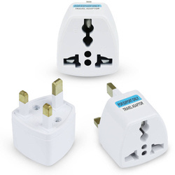 Reiseadapter | Universaladapter für Steckdosen EU/USA/CN auf UK | AD-UK03
