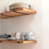 Regalträger-Set 4 Stück | Regalwinkel 30 cm | JZ-U286-SCHWARZ