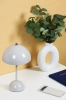 Stilvolle Tischlampe | Kabellose Nachtlichtlampe mit drei Leuchtfarben | HJA27-1-GREY