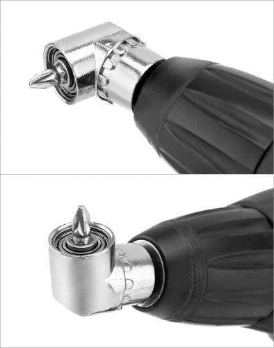 Winkelaufsatz für 1/4" Bits | Schraubendreher-Aufsatz | DLS-105-SILVER