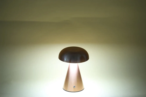 Tischlampe mit integriertem Akku | Nachtlicht mit drei Leuchtfarben | Stimmungsvolle Lampe für Hotel, Restaurant | HJA24-COPPER
