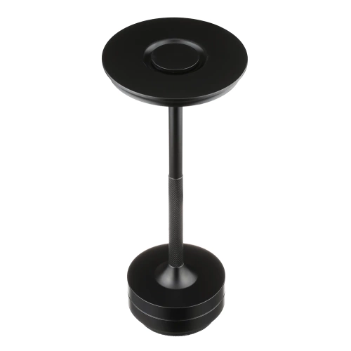 LED-Tischleuchte mit drei Lichtfarben | Nachttischlampe mit integriertem Akku | schwarz | HJA-25-BLACK